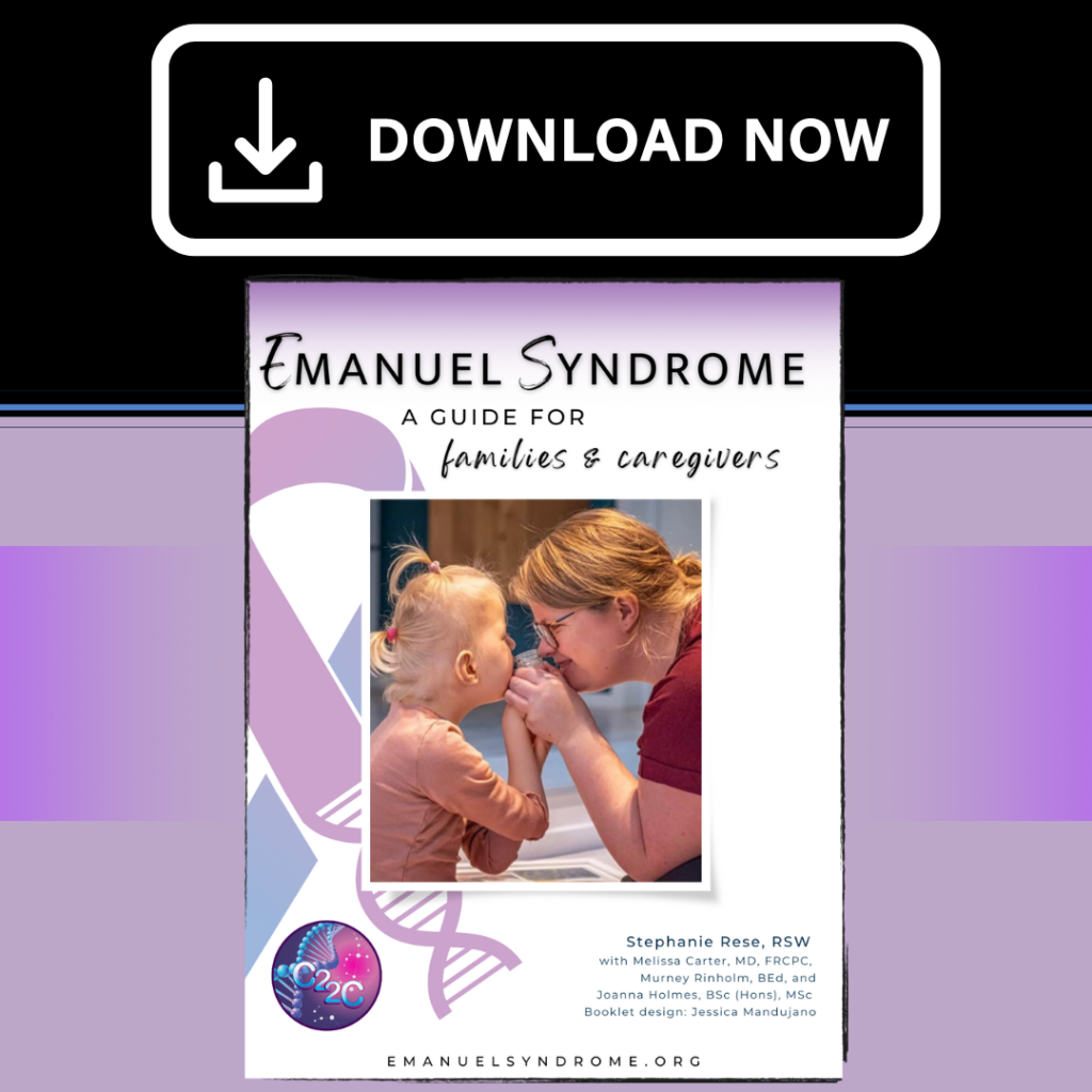 Download a free Emanuel Syndrome Caregivers Guide